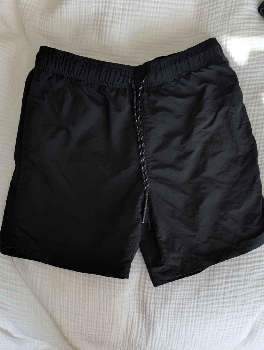 Goodfellow Men's Swim Shorts - Black - Size Small